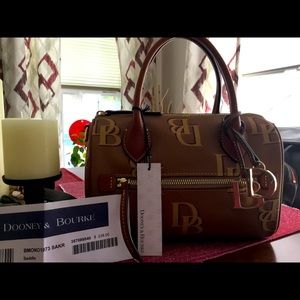 D&B Monogram Crossbody Barrel Satchel in SADDLE 🐎 SALE!!